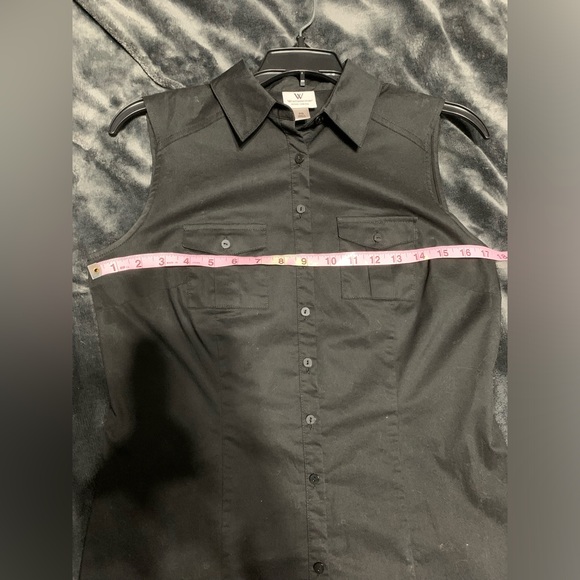 Worthington Sleeveless Button Down - Picture 8 of 8